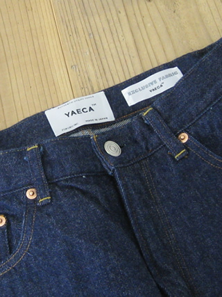 YAECA ヤエカ 5-13WW クロップド テーパード デニムパンツ 30 L YAECA取扱店 YAECA/WOMEN デニム クロップド