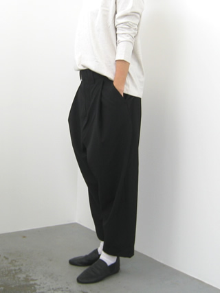 Basis Broek バージスブルック ワイドウールパンツpair B 1 Clothes Tile