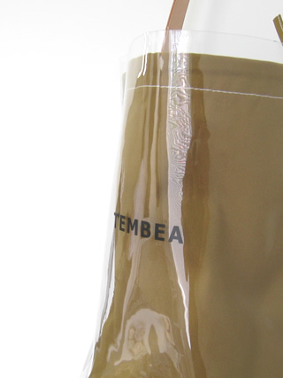 TEMBEA（テンベア） バゲットデリバリートートロゴ[TMB-1680H] 透明PVC