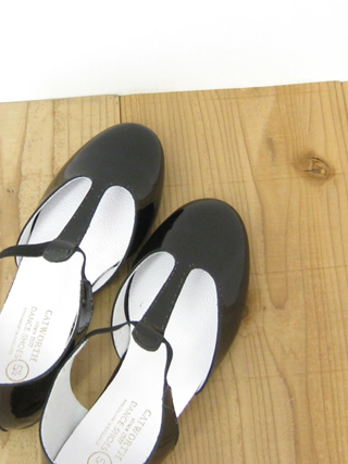 CATWORTH TストラップレザーDANCEシューズ5サイズ CATWORTH(キャットワース)レザーTストラップパンプス“Greek