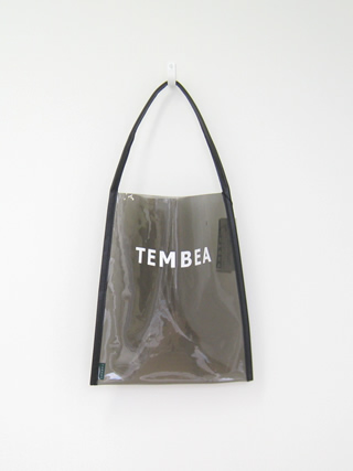 TEMBEA（テンベア）　BIG LOGO TOTE[TMB-2108N]　ブラックPVC - clothes tile