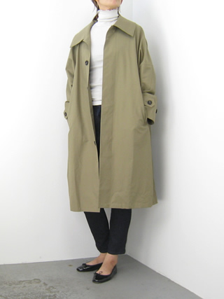 Honnete オネット ニューラウンドカラーコート Ho 20aw Co11 Clothes Tile