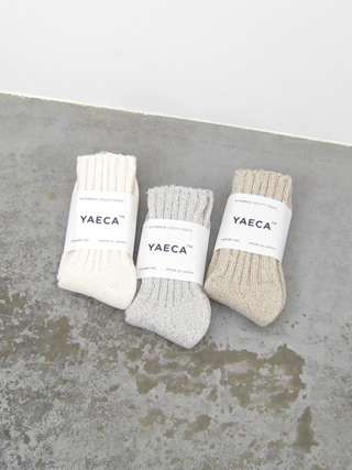 YAECA（ヤエカ）　コットンシルクソックス[10952] - clothes tile
