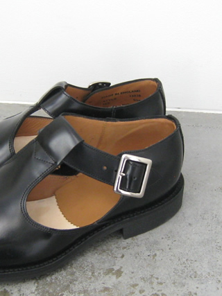 SANDERS（サンダース） Military Sandal Tストラップレザー