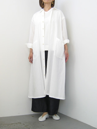 YAECA（ヤエカ）　ワークシャツドレス[91503] - clothes tile