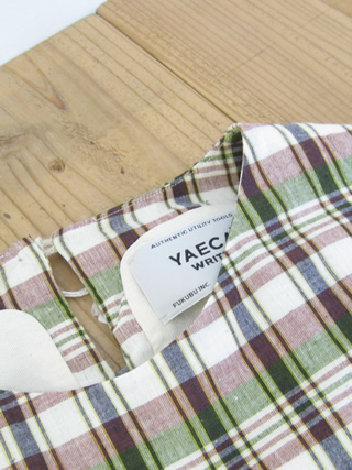 Yaeca ヤエカ チェック柄aラインドレス Clothes Tile