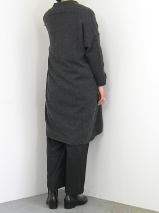 evam eva（エヴァムエヴァ） ヤクウールローブ[E213K184] - clothes tile