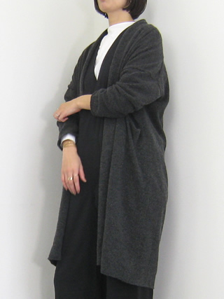 evam eva（エヴァムエヴァ） ヤクウールローブ[E213K184] - clothes tile