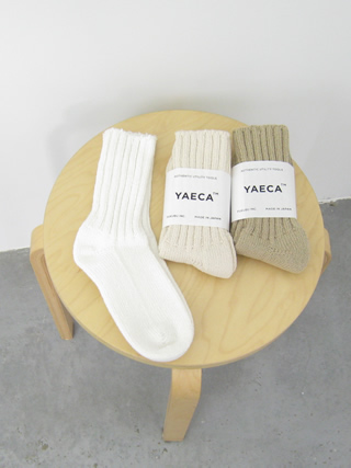 YAECA（ヤエカ） コットンシルクソックス[12903] - clothes tile