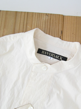 HAVERSACK（ハバーザック） オーバーサイズスリーブレスロングシャツ ...