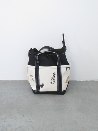 TEMBEA（テンベア） TOTE BAG MINI[TMB-2225N] DOG/BLACK - clothes tile