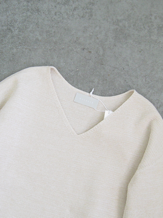 WALANCE（ワランス）　オーガニックコットンワッフルプルオーバー[3231-002] - clothes tile