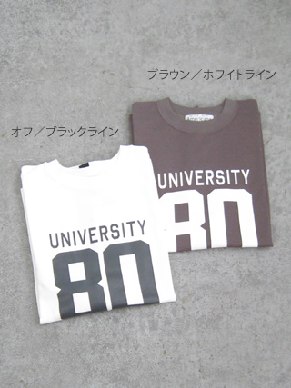AMERICANA（アメリカーナ） フットボールTシャツ[BRF-647A/2