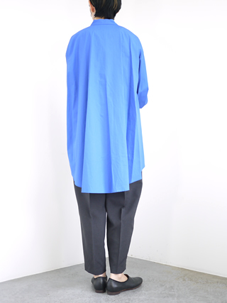 mizuiro-ind.（ミズイロインド） コットンワイドシャツ