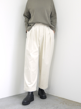 nicholson and nicholson（ニコルソンアンドニコルソン）　コーデュロイイージーパンツ[HAKAMA-CORD] - clothes  tile