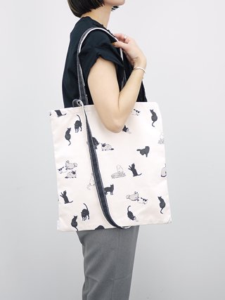 TEMBEA（テンベア） 3ハンドルトートプリント[TMB-21040A] CAT／DEEP-GREY - clothes tile