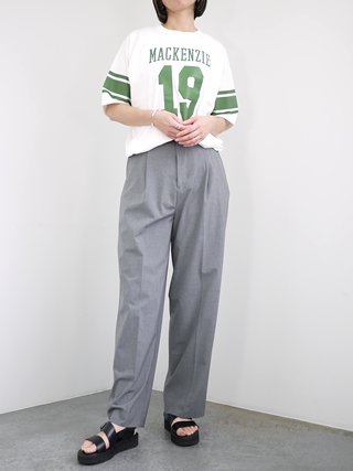 新品CIOTA プリント ショートスリーブ スウェット Tシャツ