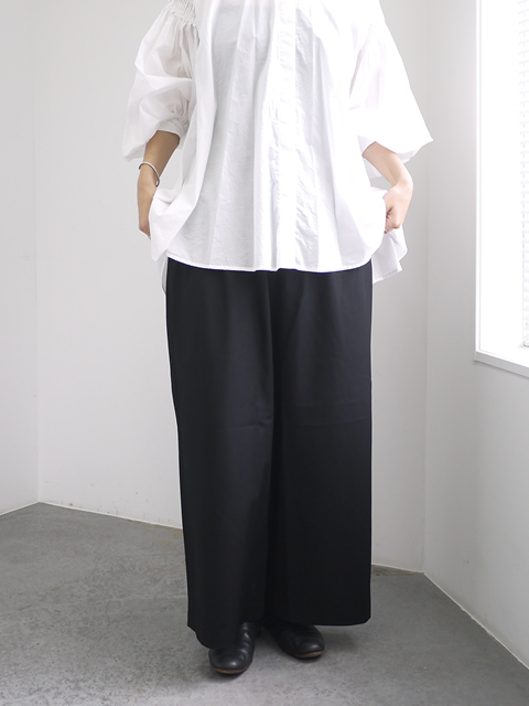 mizuiro ind（ミズイロインド） T/Rワイドイージーパンツ[3