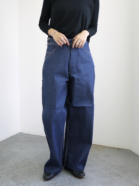 OVY ペインターパンツ or slow オアスロウ ダッドフィット オックスフォード