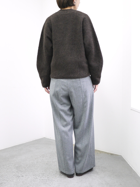 unfil アンフィル モヘアベスト ネイビー unfil アンフィル モヘア