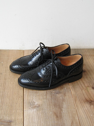 SANDERS（サンダース） polished Female Wing tip Oxford