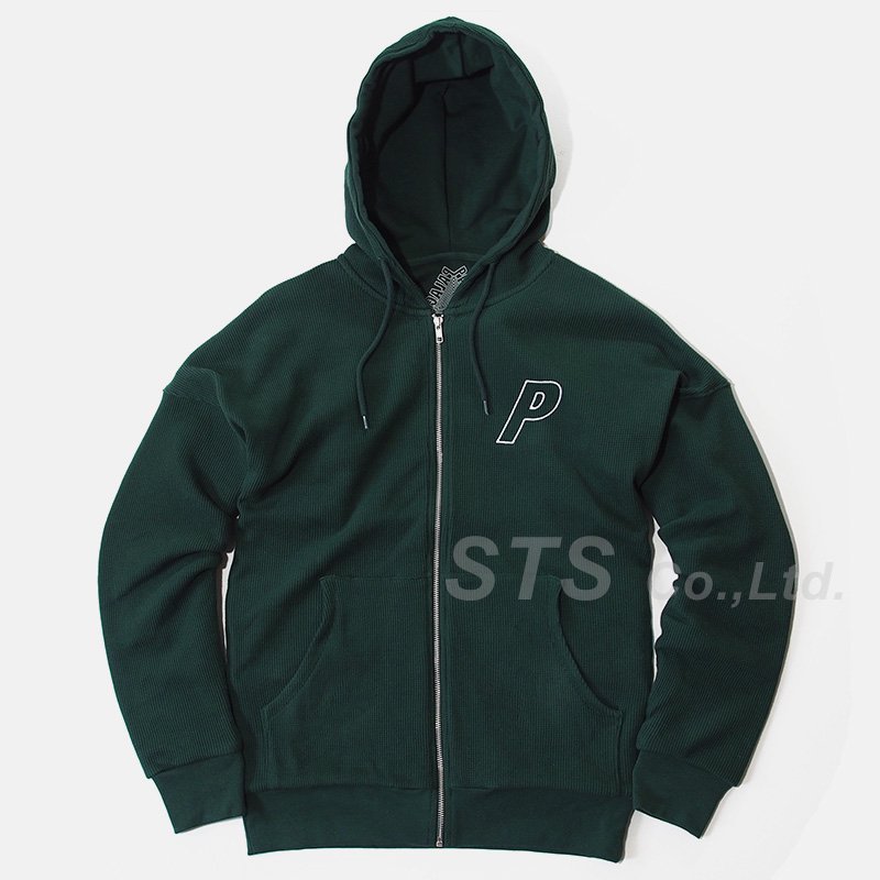 Palace Skateboards - Reverse Waffle Zip Hood - UG.SHAFT