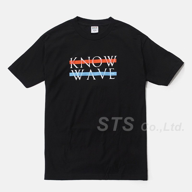 KNOW WAVE ロゴTシャツ　ネイビー　Mサイズ　エーロン