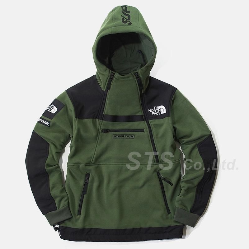 Supreme the north face steep tech hooded sweatshirt shop white