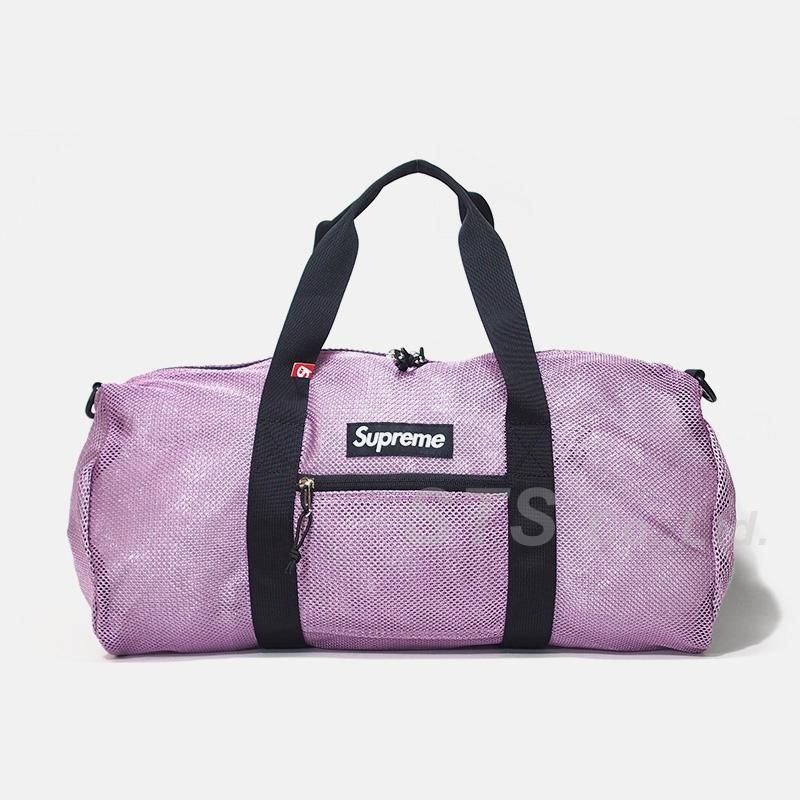 supreme mesh duffle bag