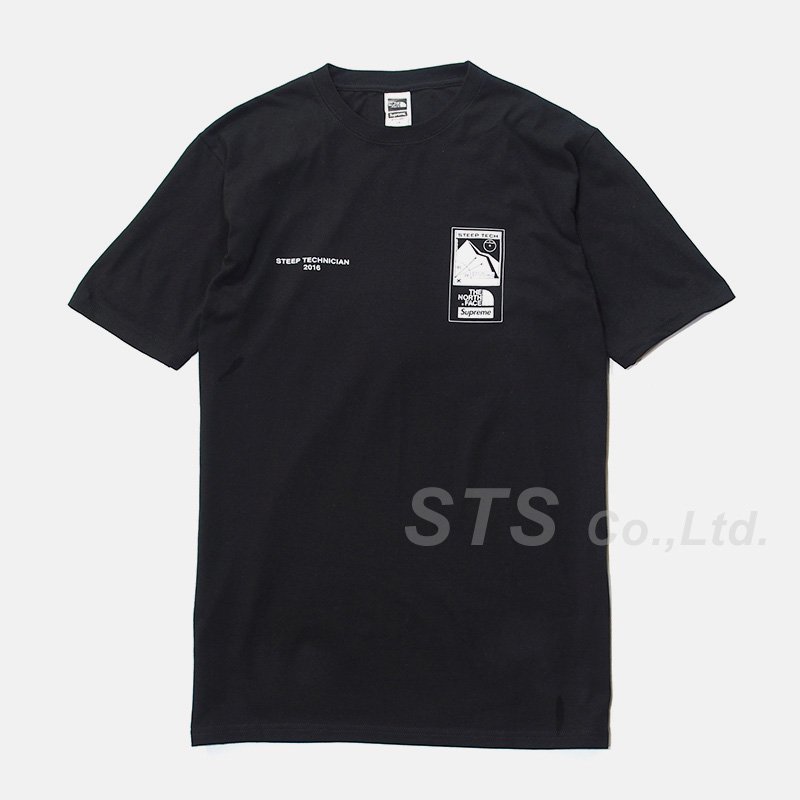 Tシャツ/カットソー(半袖/袖なし)Supreme The North Face Steep Tech Tシャツ S
