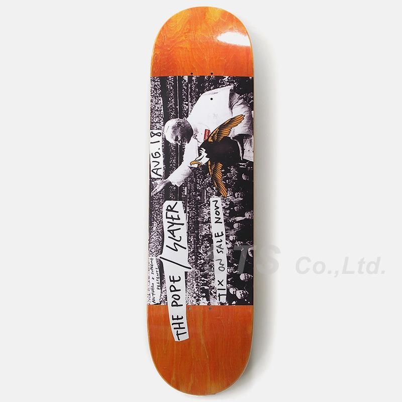 スケートボード Supreme/ANTIHERO Pope Skateboard Supreme AntiHero Slayer Pope Skateboard Deck S/S 16 | eBay
