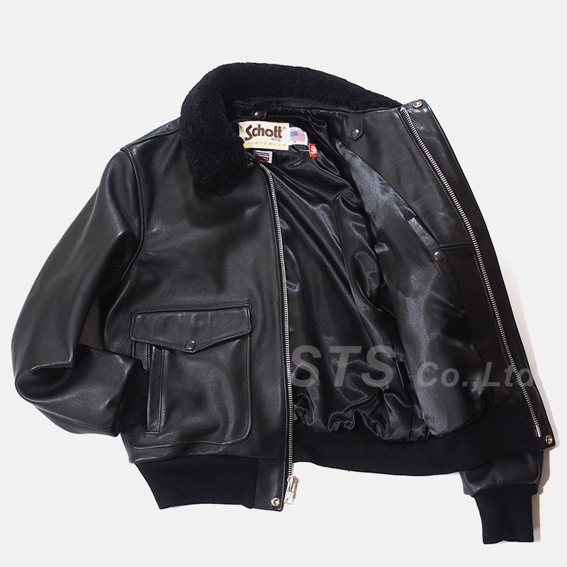supreme schott A-2 leather jacket | www.innoveering.net