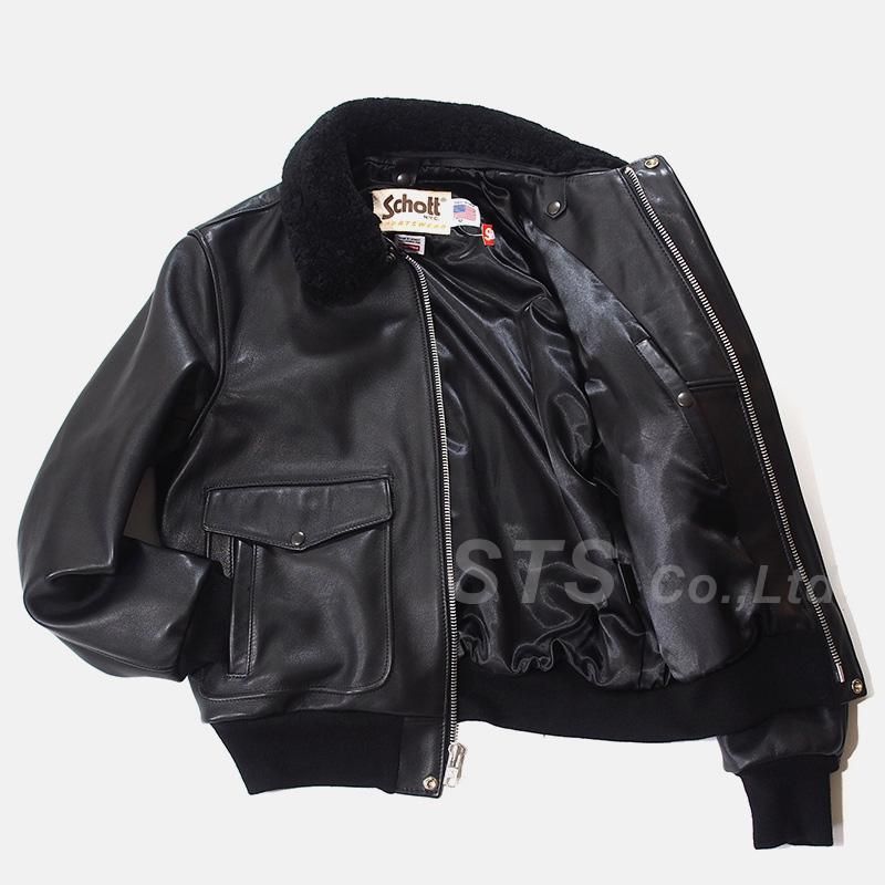 supreme schott A-2 leather jacket