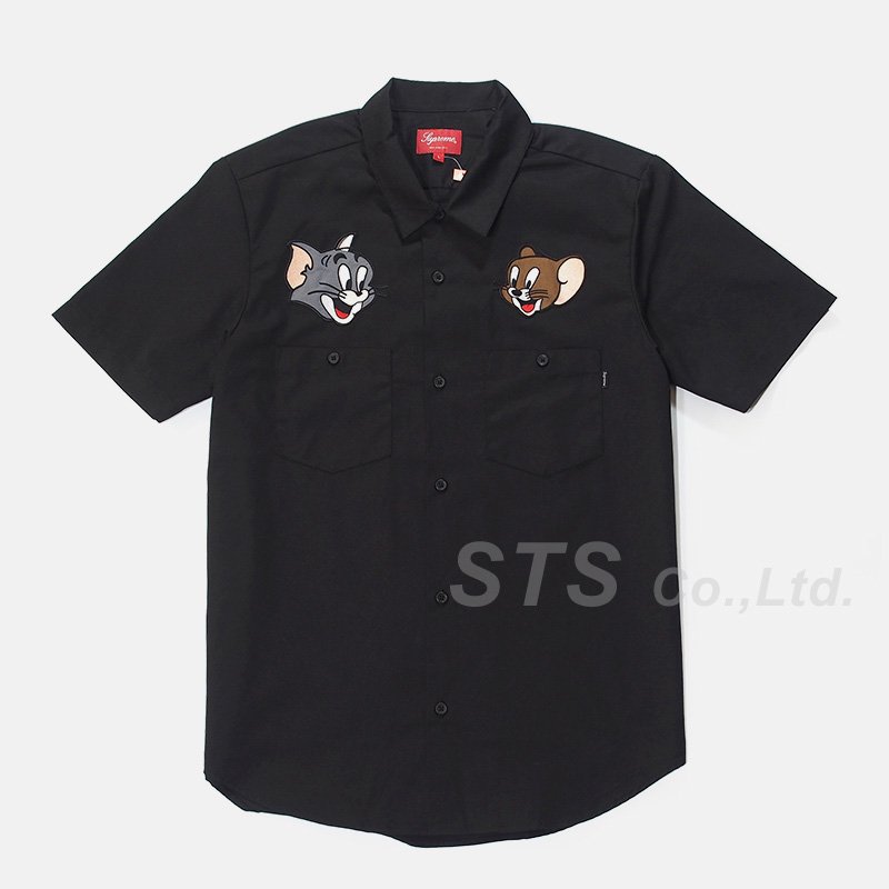 S=755224Supreme/Tom \u0026 Jerry S/S Work Shirt Sサイズ