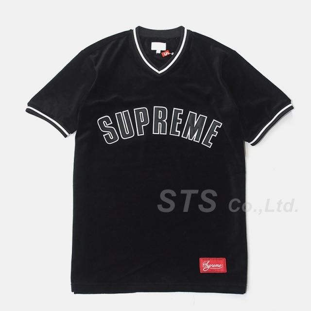 Supreme - Velour Baseball Top