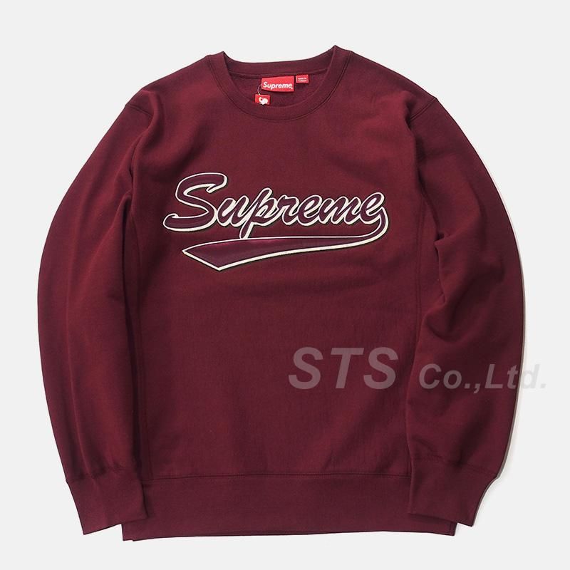 SUPREME シュプリーム 16AW Brush Script Crewneck プルオーバー