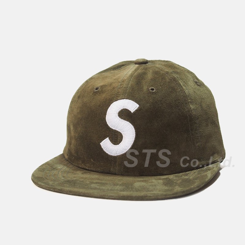 Supreme Suede S Logo 6Panel キャップ-
