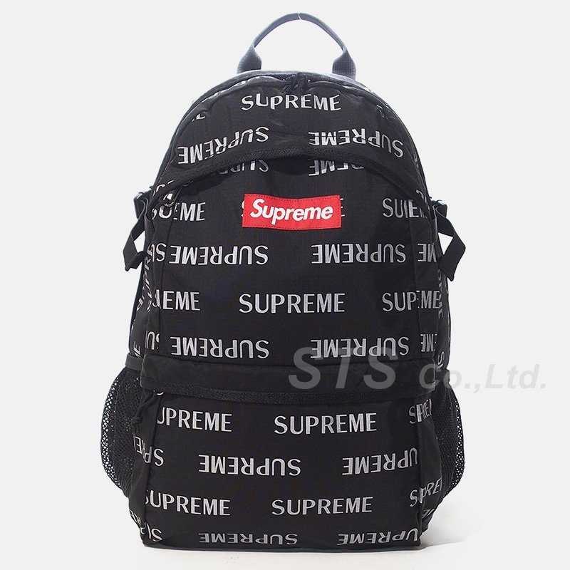 Supreme 3M Reflective Repeat Backpack2016AW