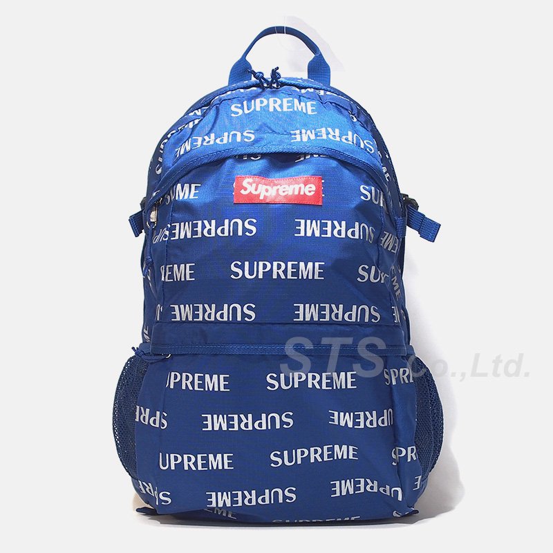 Supreme reflective outlet repeat backpack