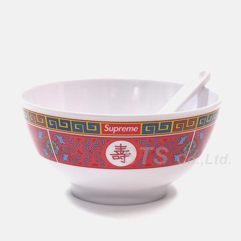 新品未使用 Supreme どんぶり レンゲ セット