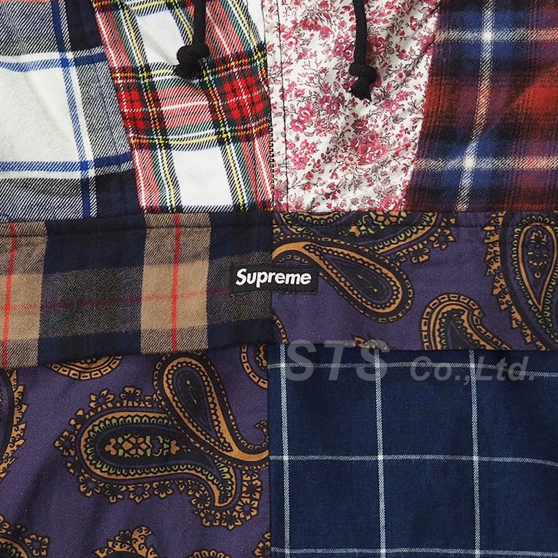 16FW Supreme Patchwork Anorak Jacket S - パーカー