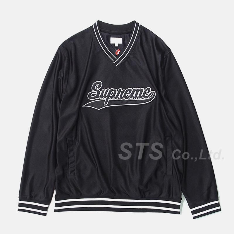 カラーホワイト【美品】Supreme baseball warm up top