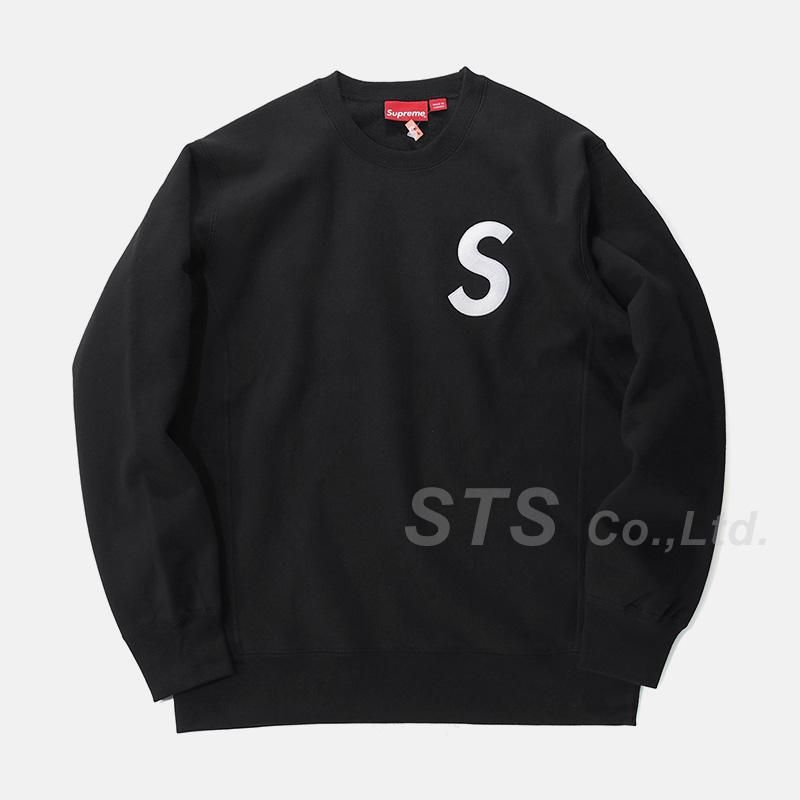 Supreme S Logo Crewneck brown 16FW