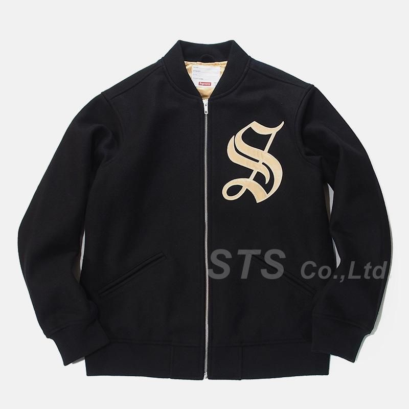 OLD supreme S-Logo versity jacket