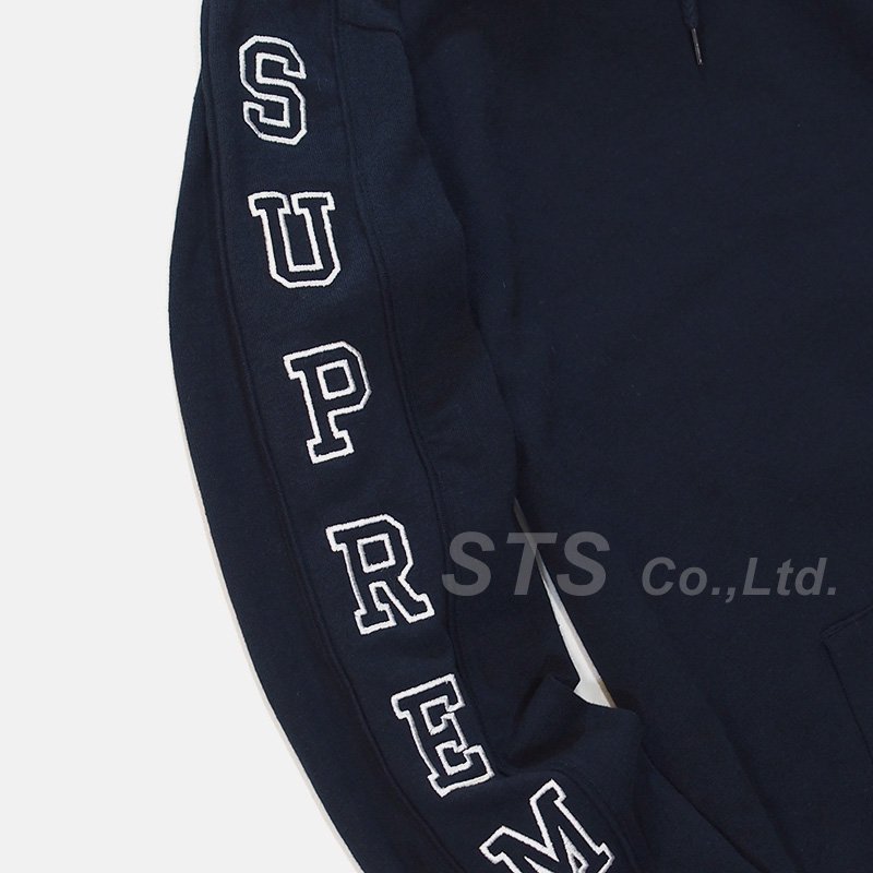 特典付！爆安！Supreme Hooded Sleeve Stripe Top