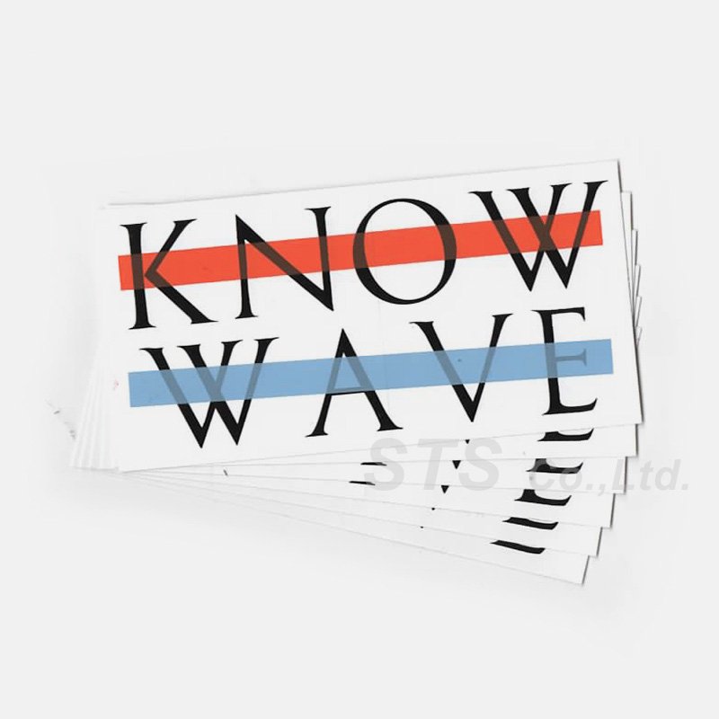 know wave ステッカー