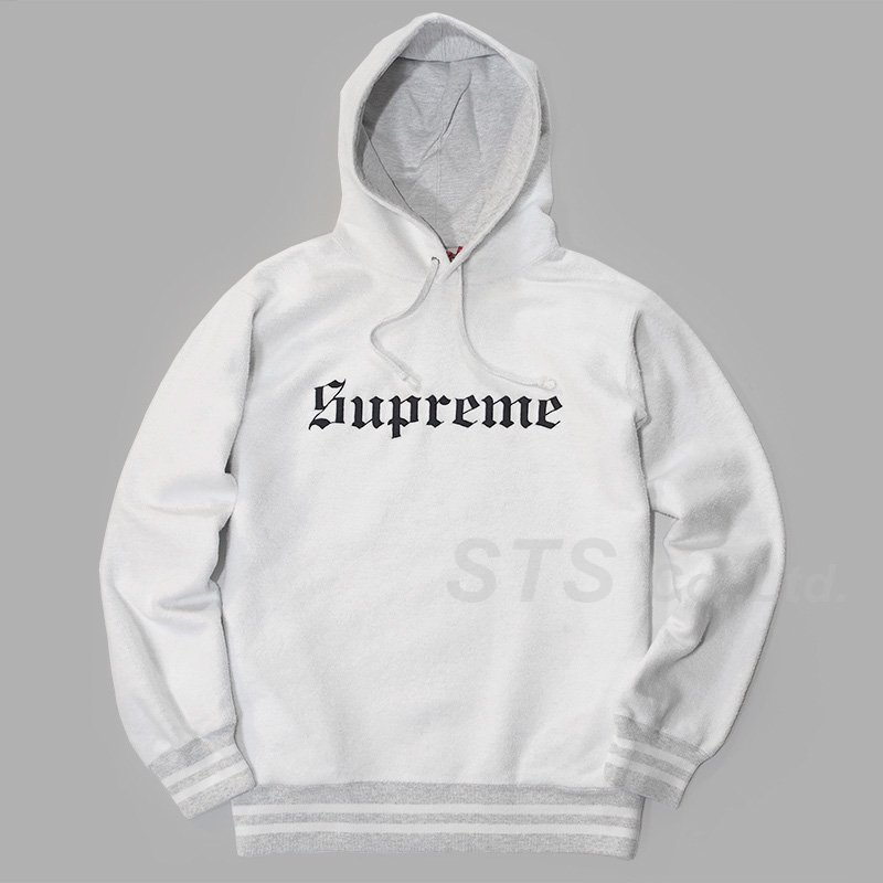 Supreme Reverse Hooded Sweatshirt GrayXXL