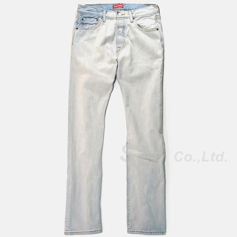 supreme LEVI’S Bleached 501 jean supreme LEVI'S Bleached 501 jean