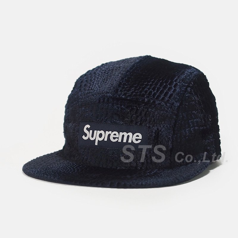 Supreme - Croc Embossed Velvet Camp Cap - UG.SHAFT