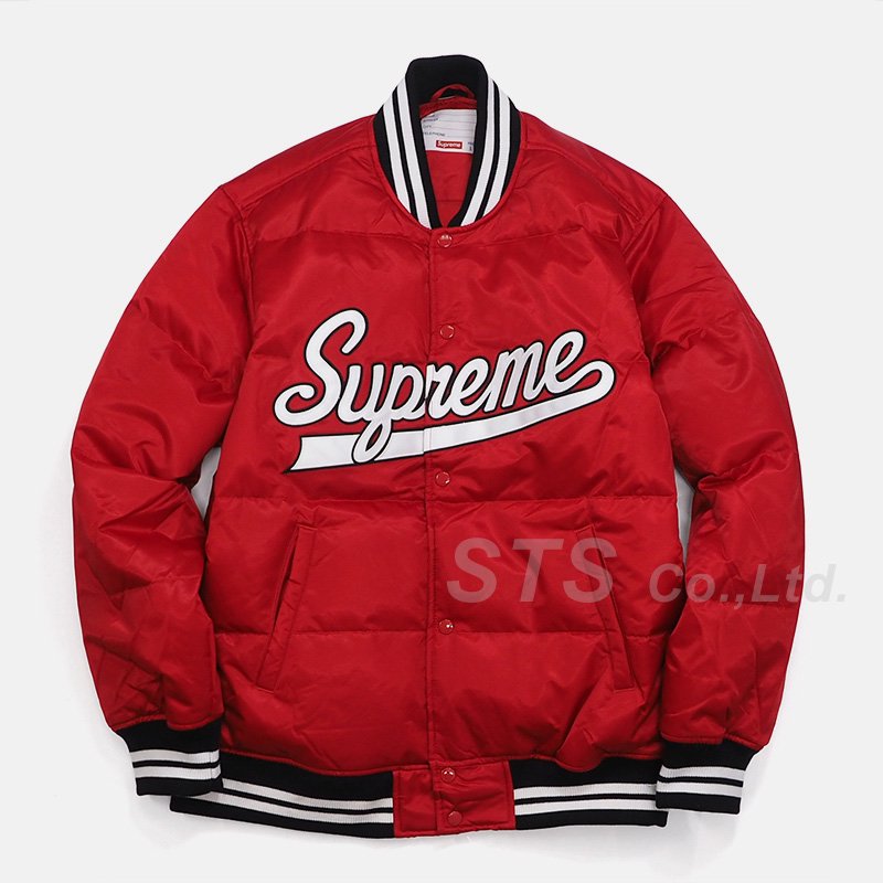 Supreme - Script Varsity Puffy Jacket - UG.SHAFT